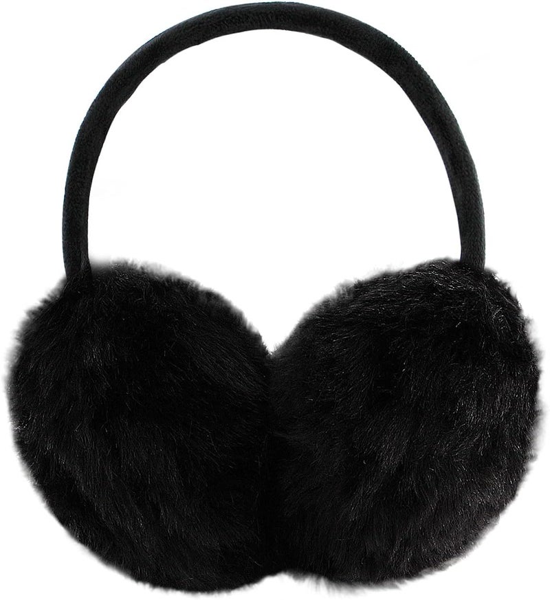 POXIMI Store Women Winter Earmuffs Girl Ski Adjustable Ear Covers for Cute Bow Ear Warmer Outdoor Earmuff Fleece Lining - Image 1